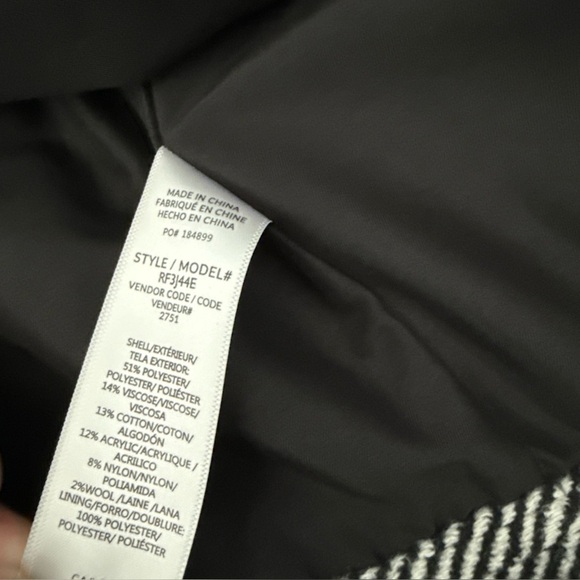 Splendid herringbone blazer moto jacket medium from Evereve - Picture 2 of 10